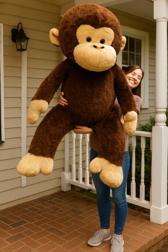  ぬいぐるみ monkey Mサイズ Amazon.com: Big Plush Giant Stuffed Monkey - Large 4-Foot Extra